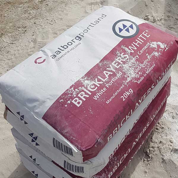 Bricklayers White Cement $16.95 per bag