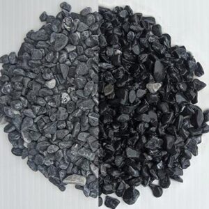 Kashmiri Cloudy Black Natural Pebbles