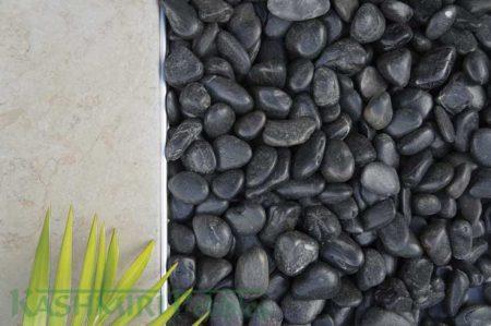 Kashmiri Polished Black Pebbles