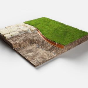 Flex Garden Edging 2200mm long Weathering Steel