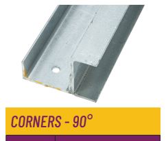 65mm Steel 90 Deg Cnr