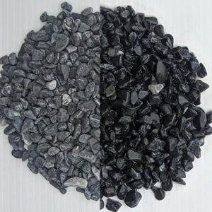 Kashmiri Cloudy Black Natural Pebbles