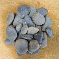 Kashmiri Sino Black Natural Pebbles