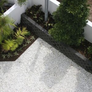 HEDGE  BLACK Heavy Duty Aluminium Garden Edging