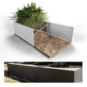 Zero-Flex Planter Panel 560mmH Galvanised Steel