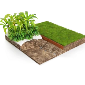 Rigid Edging 2200mm long Weathering Steel