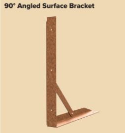 SHAPESCAPER 90DEG Angled Brackets REDCOR